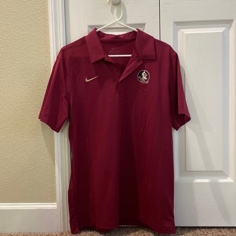 Florida State Polo style Nike dry fit shirt Men’s Medium
